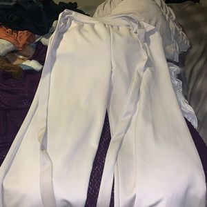 Plus size off white palazzo pants. Size 1x/2x